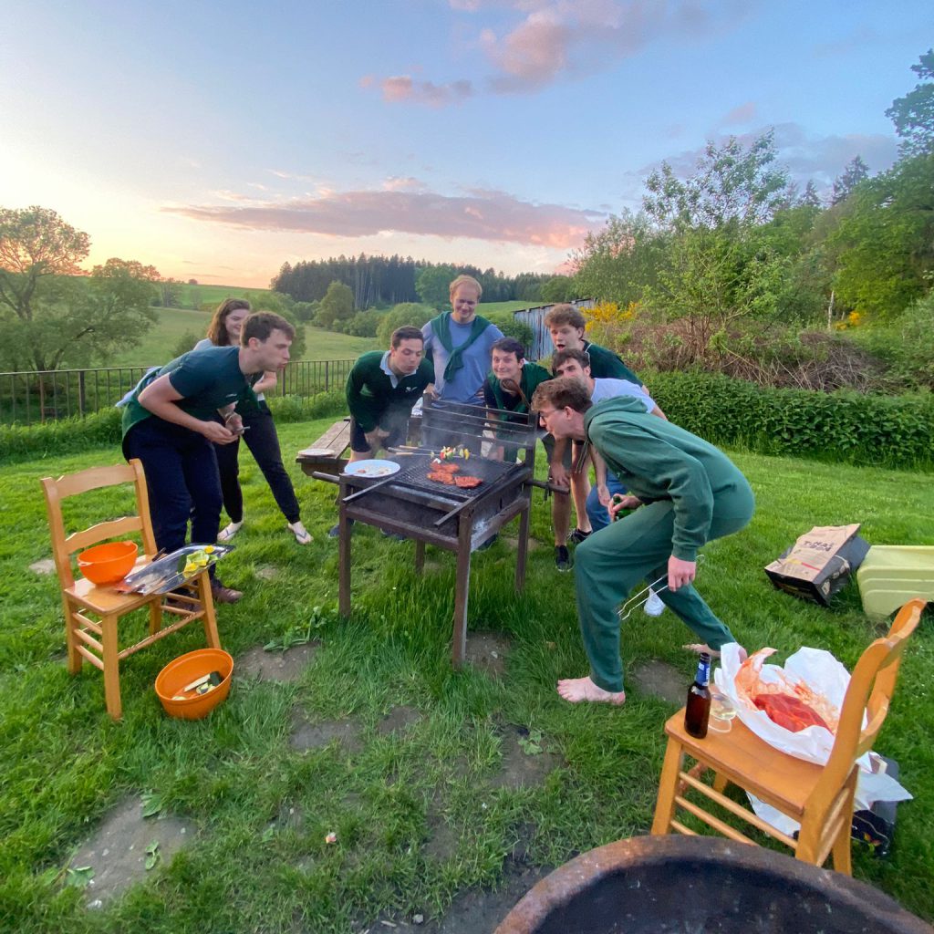 BBQen tijdens weekendje